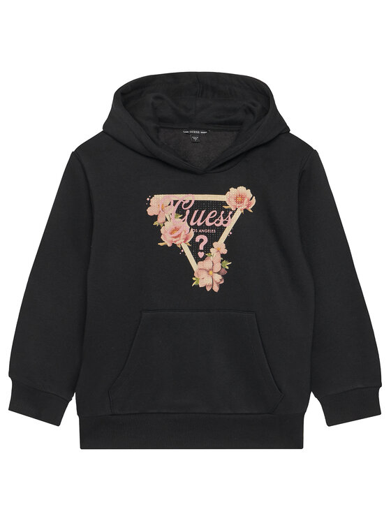 Guess Bluza J5BQ21 KCKF2 Czarny Relaxed Fit