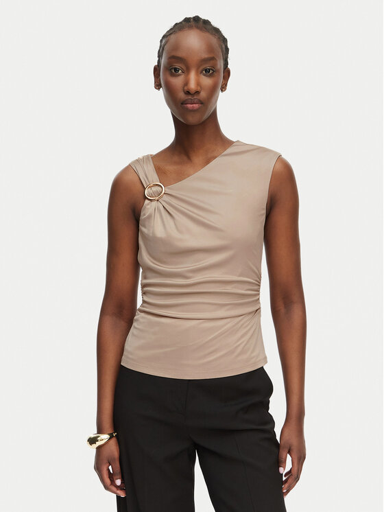 Marciano Guess Top G6GP02 K3068 Beżowy Slim Fit