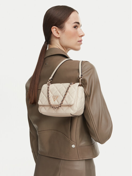 Guess Torebka Juliet Mini HWQG24 56740 Kremowy