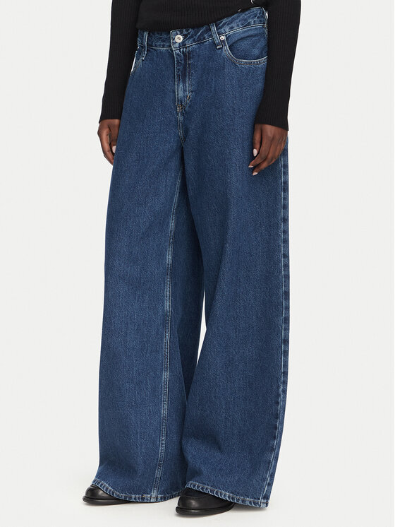 Karl Lagerfeld Jeans Jeansy B3W10067 Niebieski Wide Leg
