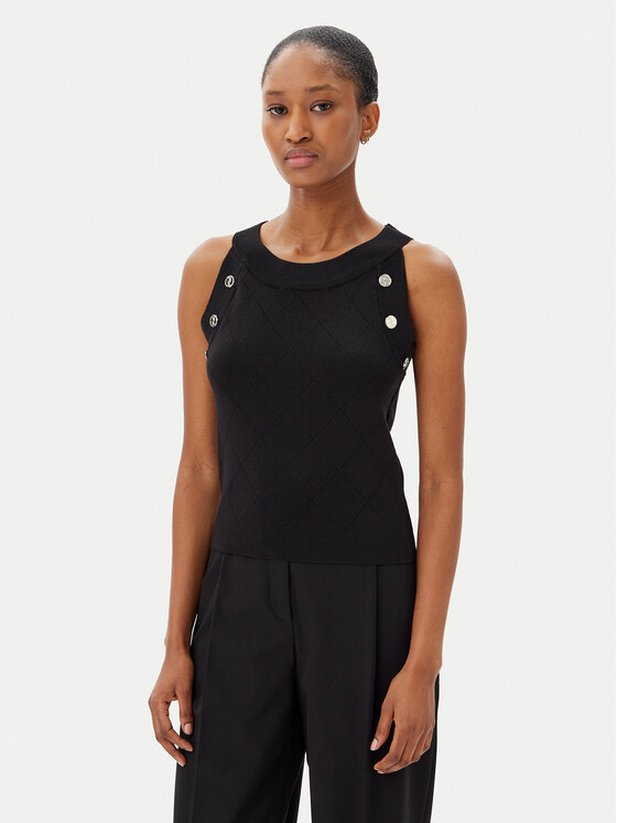 Artigli Top ACMA001879 002 Czarny Regular Fit