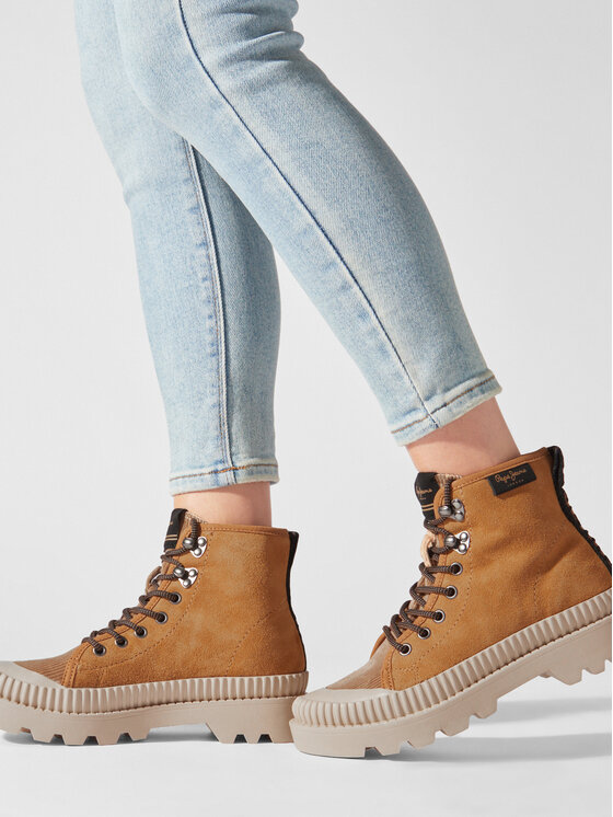 Pepe Jeans Trzewiki Ascot Desert PLS50429 Brązowy
