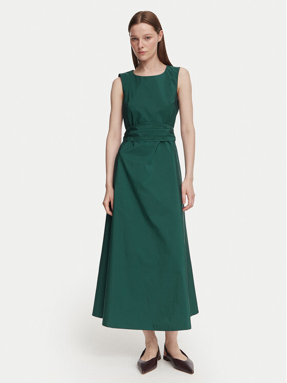 Weekend Max Mara Sukienka koktajlowa Gentile 2625226091 Zielony ciemny Regular Fit