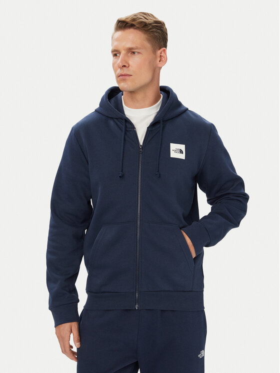 The North Face Bluza Evo Box Half Dome Regular NF0A8JAZ Granatowy Regular Fit