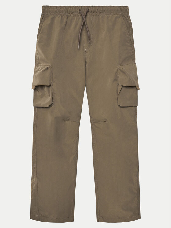 Jack & Jones Junior Spodnie materiałowe 12269493 Brązowy Regular Fit