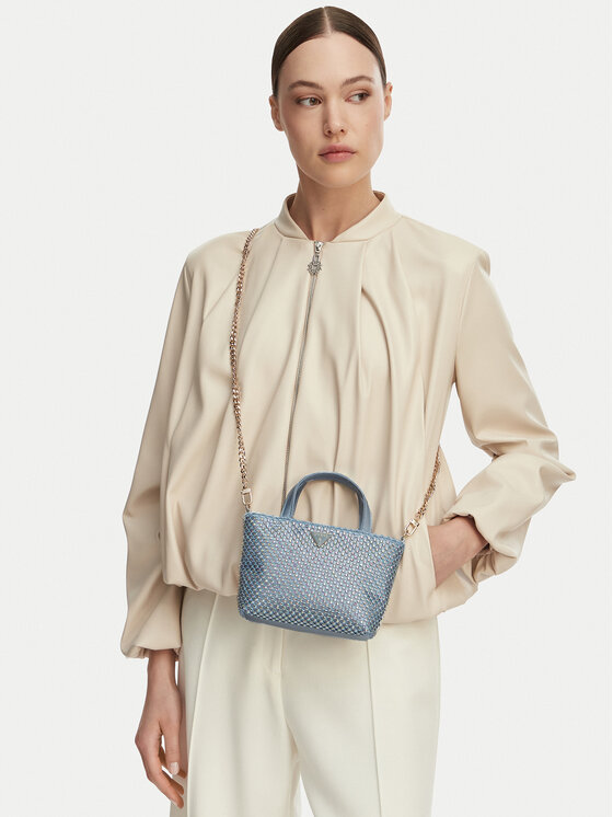 Guess Torebka Tasmin Mini HWRG99 31750 Niebieski jasny