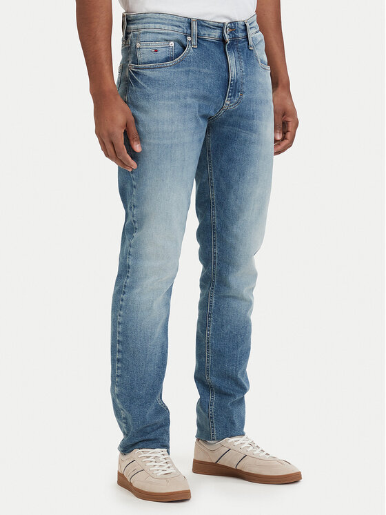 Tommy Jeans Jeansy Scanton DM0DM22966 Niebieski Slim Fit