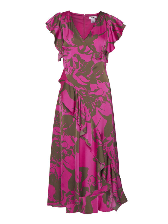 DKNY Sukienka letnia DD5E1N32 Różowy Regular Fit