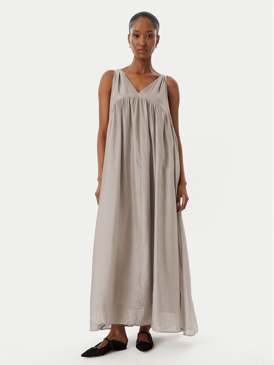 Eleh Sukienka letnia SS260270 Szary Relaxed Fit