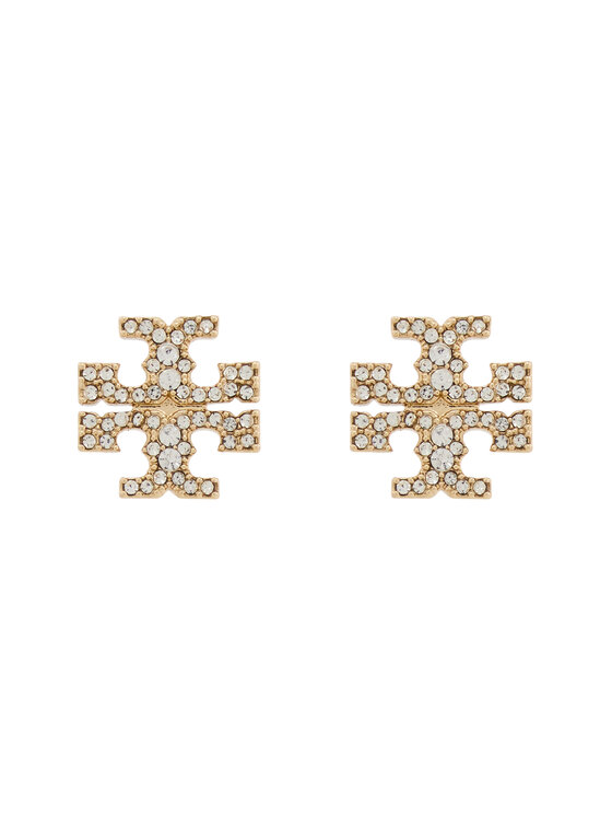 Tory Burch Kolczyki Kira Pave Stud 158535 Złoty
