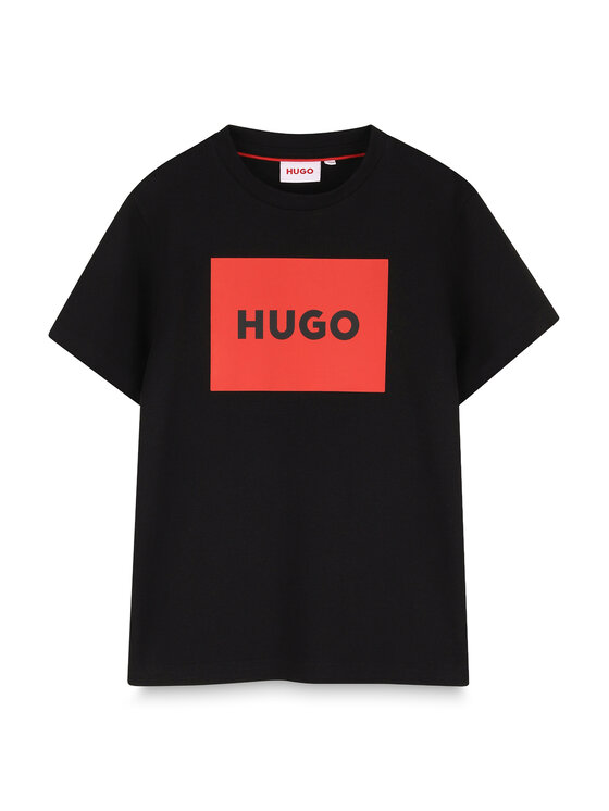 HUGO T-Shirt G00572 S Czarny Regular Fit