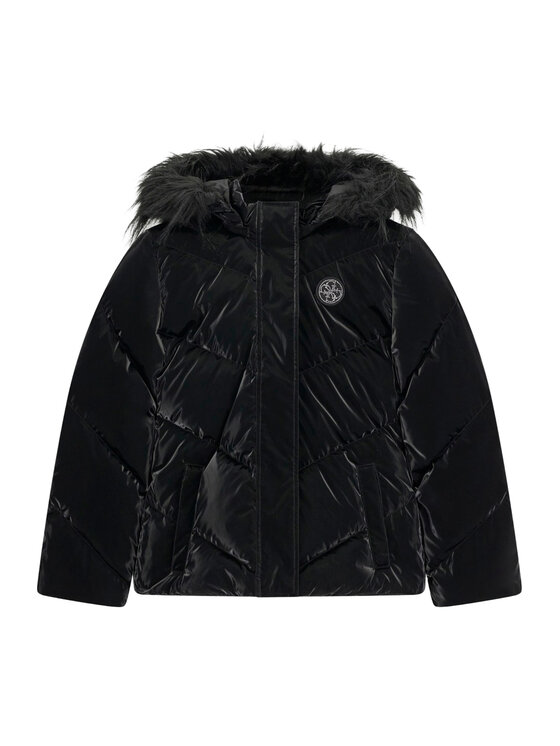 Guess Kurtka puchowa J6BL14 W4006 Czarny Regular Fit