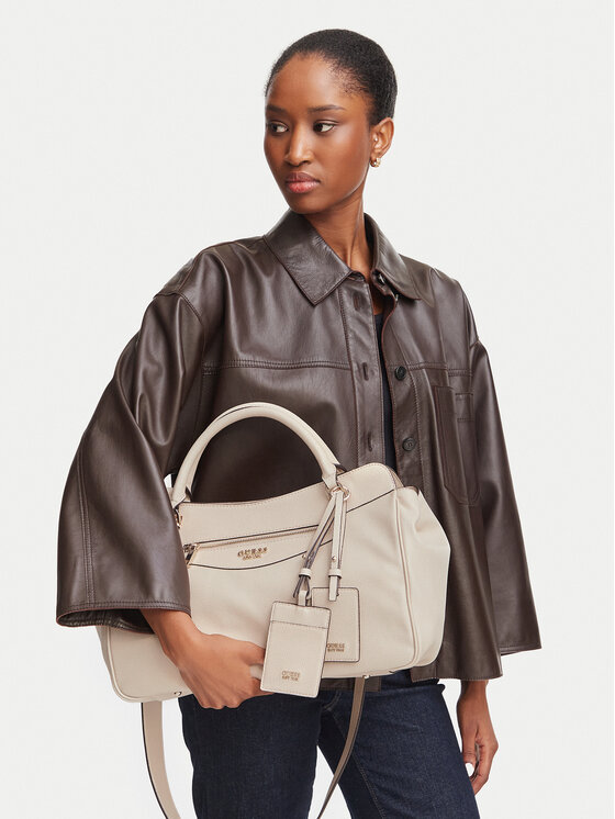 Guess Torebka Antonia HWBG21 83060 Kremowy