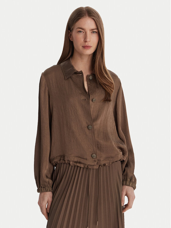Marella Koszula Albatro 2613041045 Brązowy Regular Fit