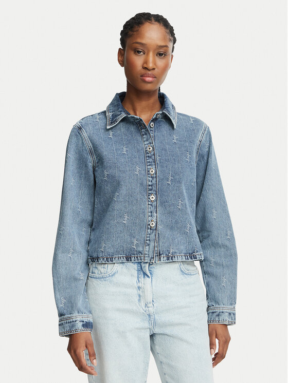 HUGO Kurtka jeansowa Glamori_B 50569826 Niebieski Regular Fit