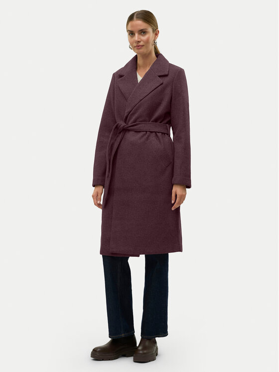 Vero Moda Płaszcz przejściowy Fortuneaya 10278330 Fioletowy Regular Fit
