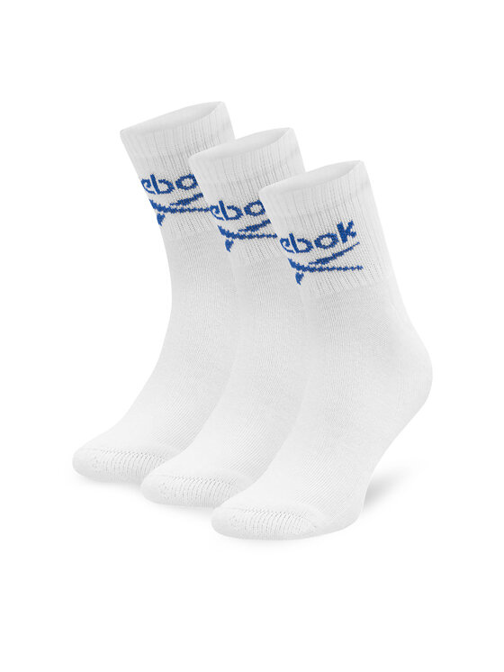 Reebok Skarpety długie R0255-SS24 (3-pack) Biały