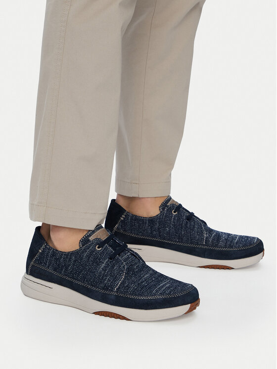Clarks Półbuty Easeway Lace 26187413 Granatowy