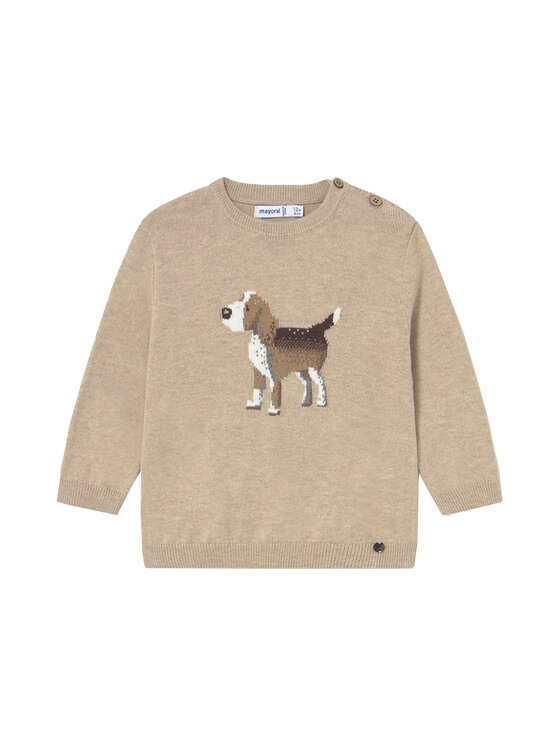Mayoral Sweter 2343 Beżowy Regular Fit