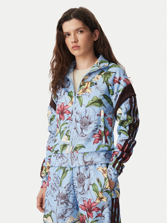 adidas Bluza X Frarm Rio House Of Trio Track Top KX0043 Niebieski jasny Regular Fit