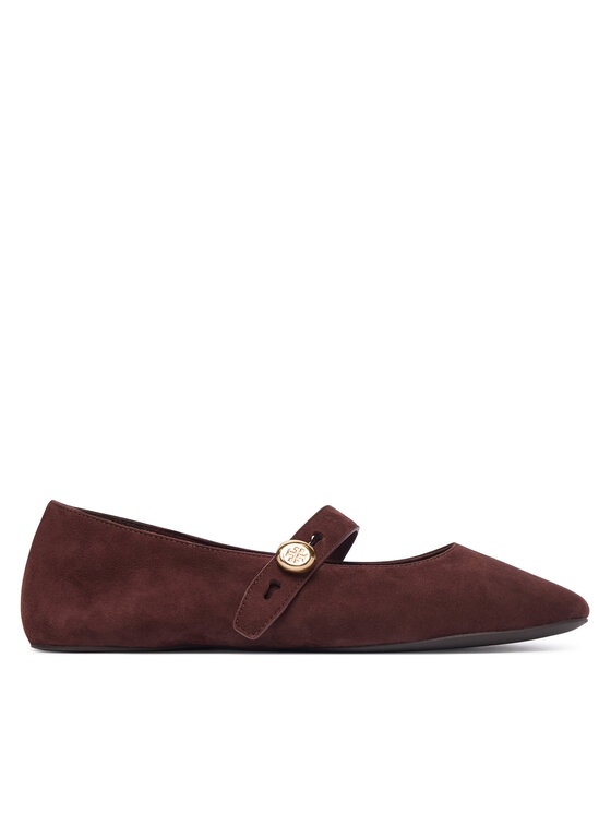 Tory Burch Baleriny 184681 Brązowy
