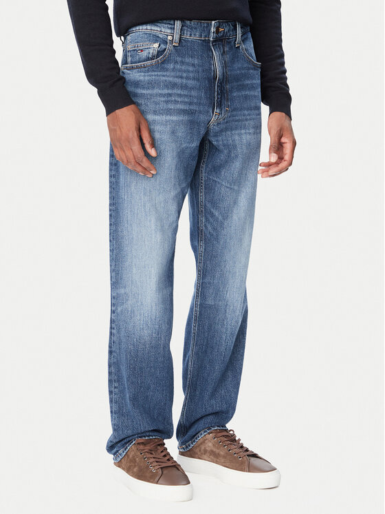Tommy Jeans Jeansy Rayn DM0DM23687 Niebieski Straight Leg