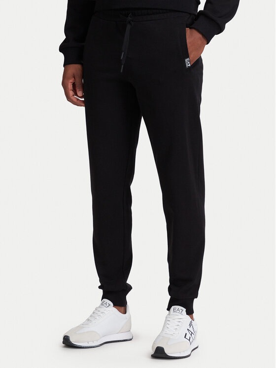 EA7 Emporio Armani Spodnie dresowe 7M002203 AF27189 MC004 Czarny Slim Fit