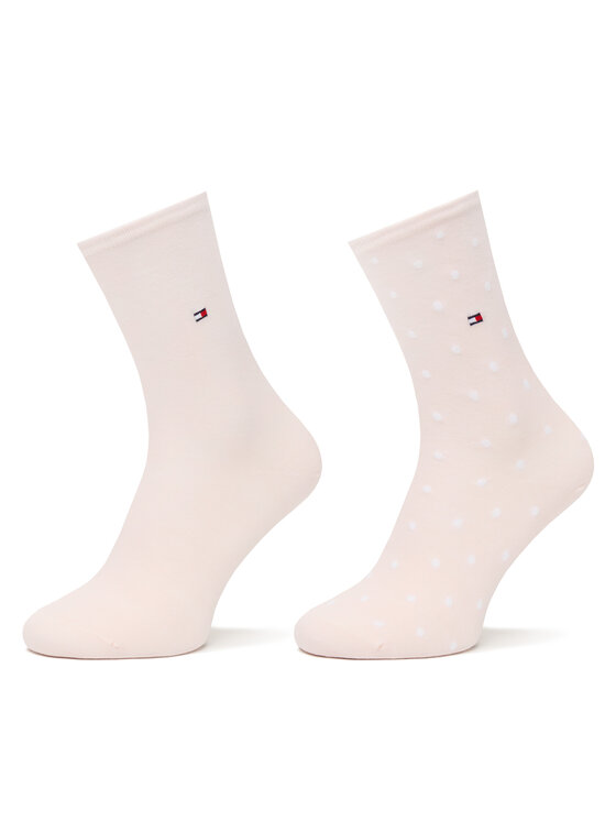 Tommy Hilfiger Skarpety długie 100001493 Różowy