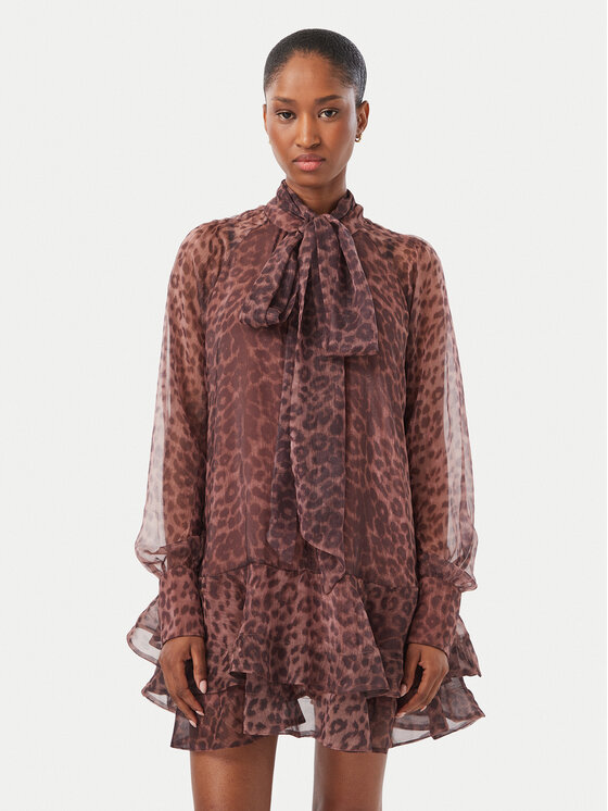 Bardot Sukienka koktajlowa Adrie 60726DB Brązowy Regular Fit