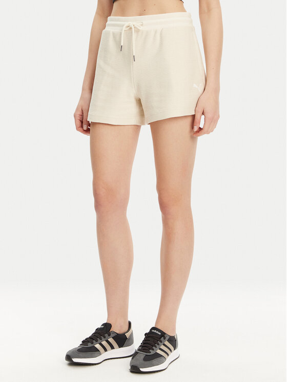 Puma Szorty sportowe Ess 629782 Beżowy Regular Fit