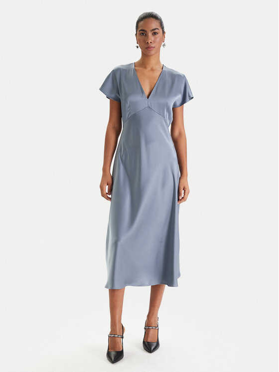 Marella Sukienka koktajlowa Falange 2613221201 Błękitny Regular Fit
