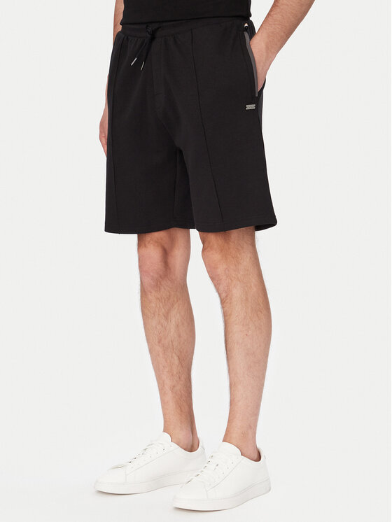 BOSS Szorty sportowe Sense 50561490 Czarny Regular Fit