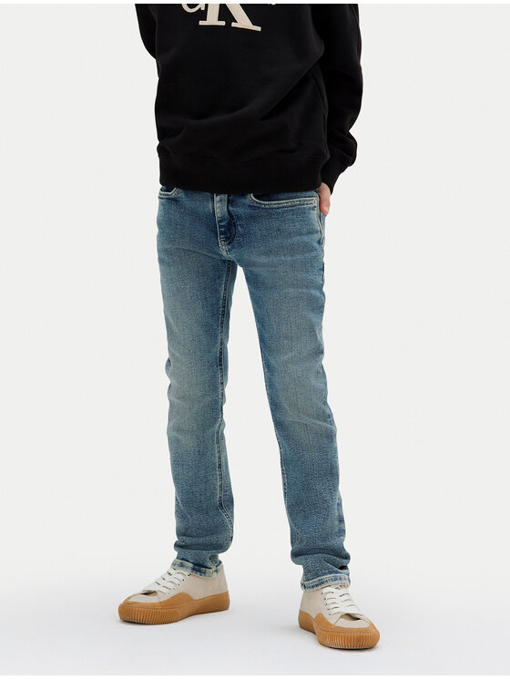 Calvin Klein Jeans Jeansy IB0IB02189 D Niebieski Slim Fit