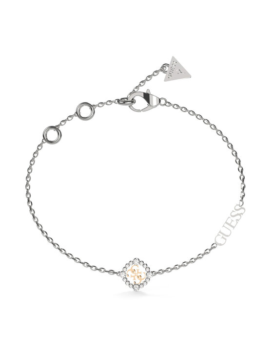 Guess Bransoletka JUBB0464 4JW Srebrny
