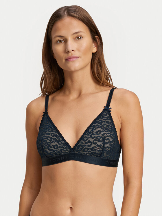 Tommy Hilfiger Biustonosz braletka UW0UW06345 Granatowy