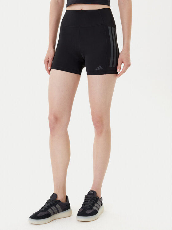 adidas Kolarki Optime 3-Stripes JG6144 Czarny Slim Fit