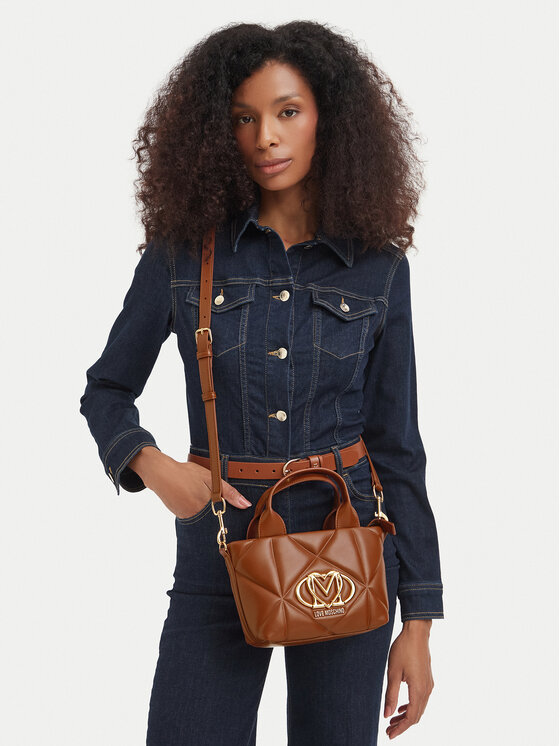 LOVE MOSCHINO Torebka JC4255PP0PLC0208 Brązowy