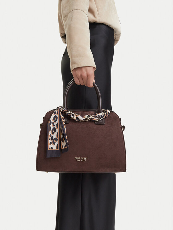 Nine West Torebka CEO-HELLESA-LDA9422 Brązowy ciemny