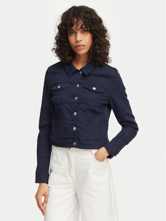 Vero Moda Kurtka jeansowa Wild 10284492 Granatowy Regular Fit