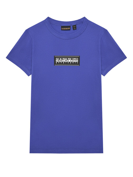 Napapijri T-Shirt S-Chamois NP0A4HYL D Niebieski Regular Fit
