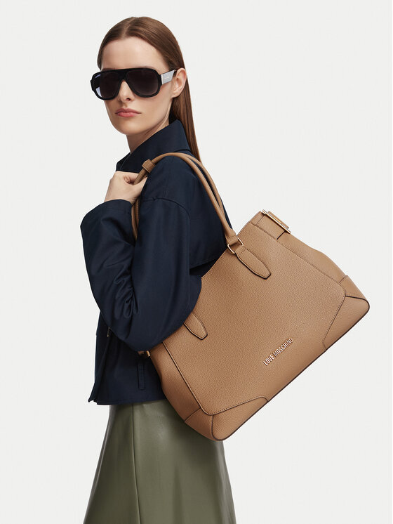 LOVE MOSCHINO Torebka JC4095PP1PLT1105 Beżowy