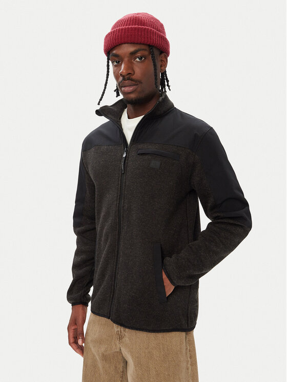 Quiksilver Bluza EQYFT05252 Szary ciemny Regular Fit