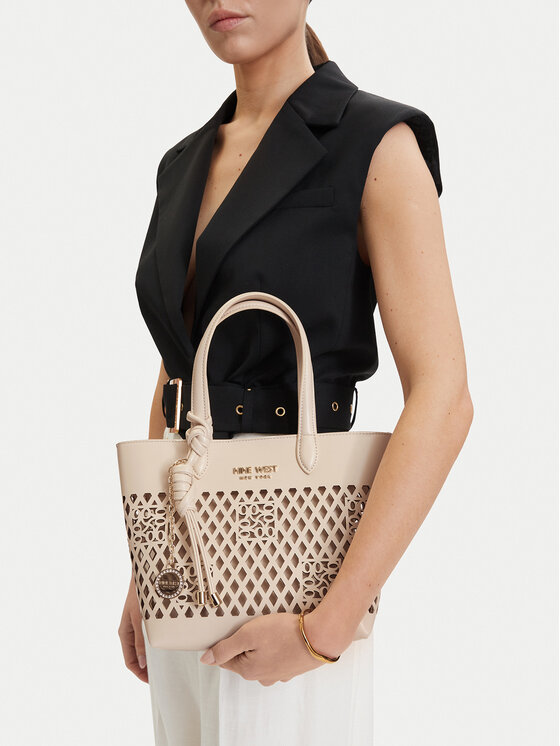 Nine West Torebka CEO-Essex Light-LDA8698A Kremowy