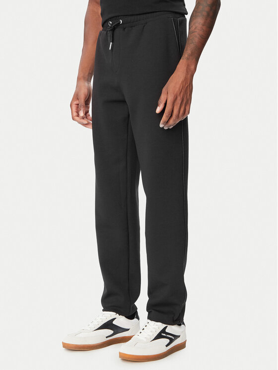KARL LAGERFELD Spodnie dresowe 705015 564902 Czarny Regular Fit