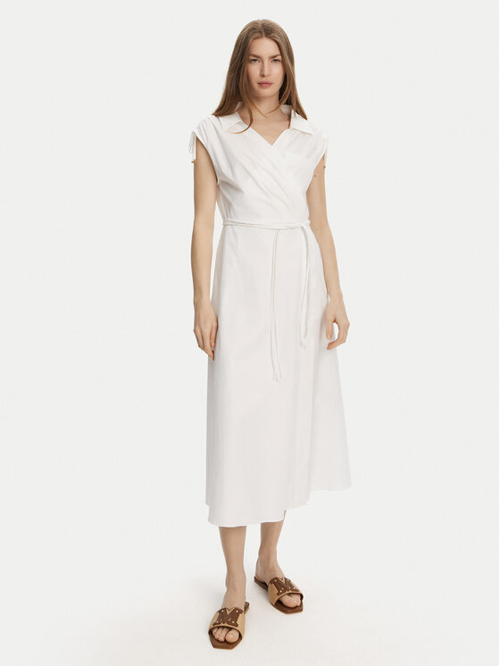 Marella Sukienka codzienna Riviera 2513221052 Biały Relaxed Fit