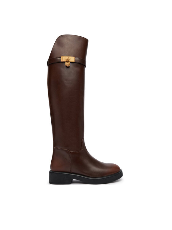 MICHAEL Michael Kors Kozaki Hamilton Moderne 40F6HAFB5L Brązowy