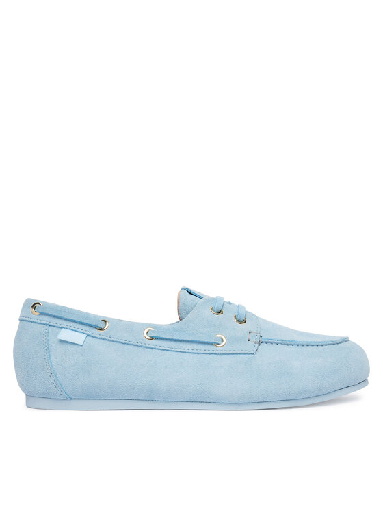 LOVE MOSCHINO Mokasyny JA10101G1OIG0701 Niebieski jasny