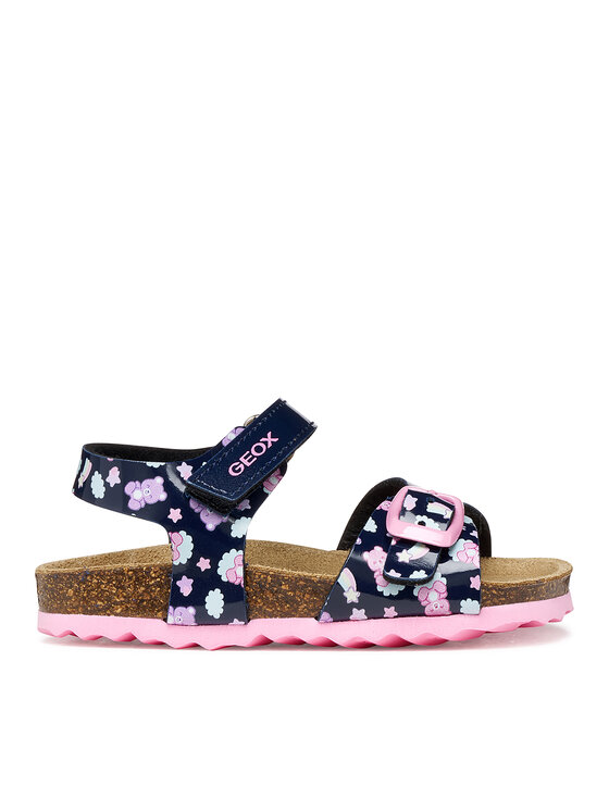 Geox Sandały B Sandal Chalki Girl B922RA 000FC C4243 M Granatowy