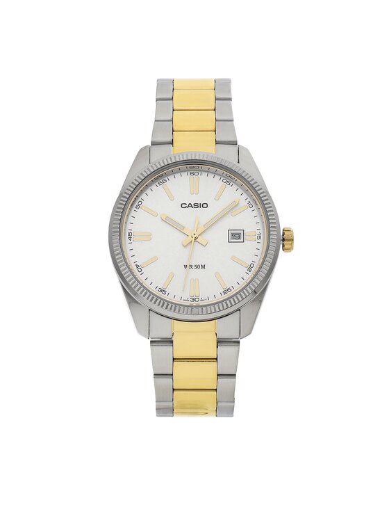 Casio Zegarek MTP-1302SG-7AVEF Srebrny