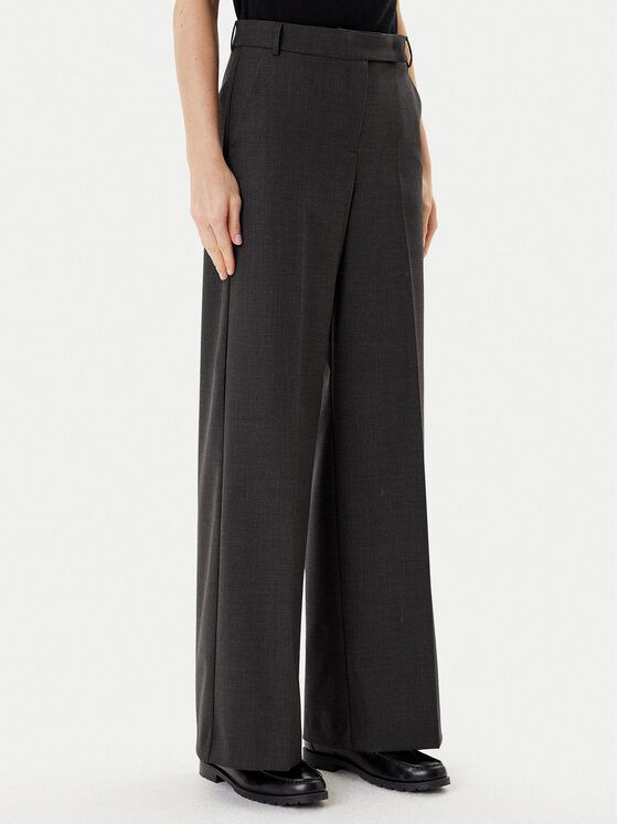 MAX&Co. Spodnie palazzo Vacanze 2526136022200 Czarny Wide Leg